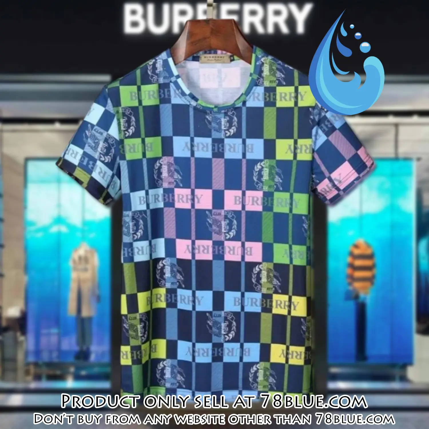 Burberry multicolor black luxury brand unisex tshirt outfit for men women 78b0903561